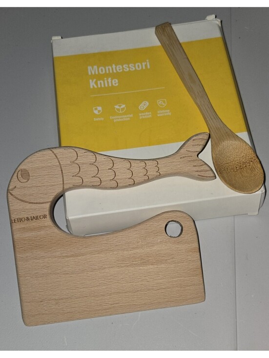 Other - LETTO & TAILOR Montessori Wooden Kids Knife Set Safe For Kids 2 Years Old Learn